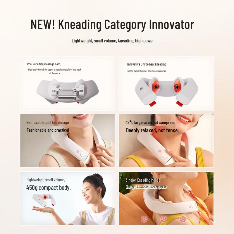 Breo Portable Neck & Shoulder Massager with Heat