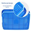 Camellia Plastic Square Washing Basket
