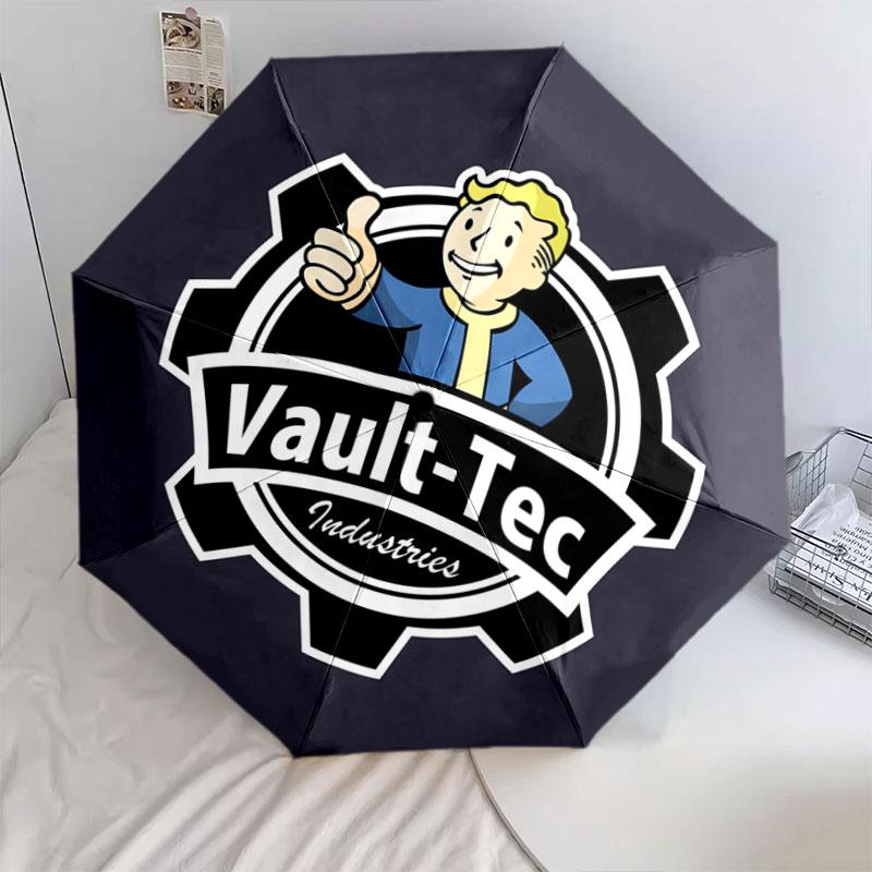 vault Pattern Pattern New Style Umbrella, 1 Piece Automatic Folding Umbrella, Portable Foldable Travel Umbrella, Outdoor Umbrella,Birthday Gift