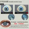 (0~-7.00 Grade) EYESHARE Colored Brown Contact Lenses with Grade Myopia Gray Natural Pupils for Eyes 14.2mm Prescription Lens