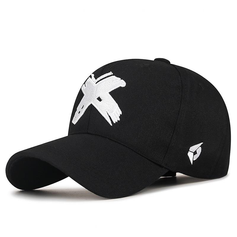 

Unisex Embroidered Letter X Baseball Cap with Sun Protection, Adjustable Bill, Available in Spring & Autumn Adjustable