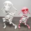 3D Tanzendes Skelett Gruselig Tanzendes Bewegliches Skelett Cartoon Tier Mini Schädel Figur Pädagogisches Spielzeug Kinder Geschenk