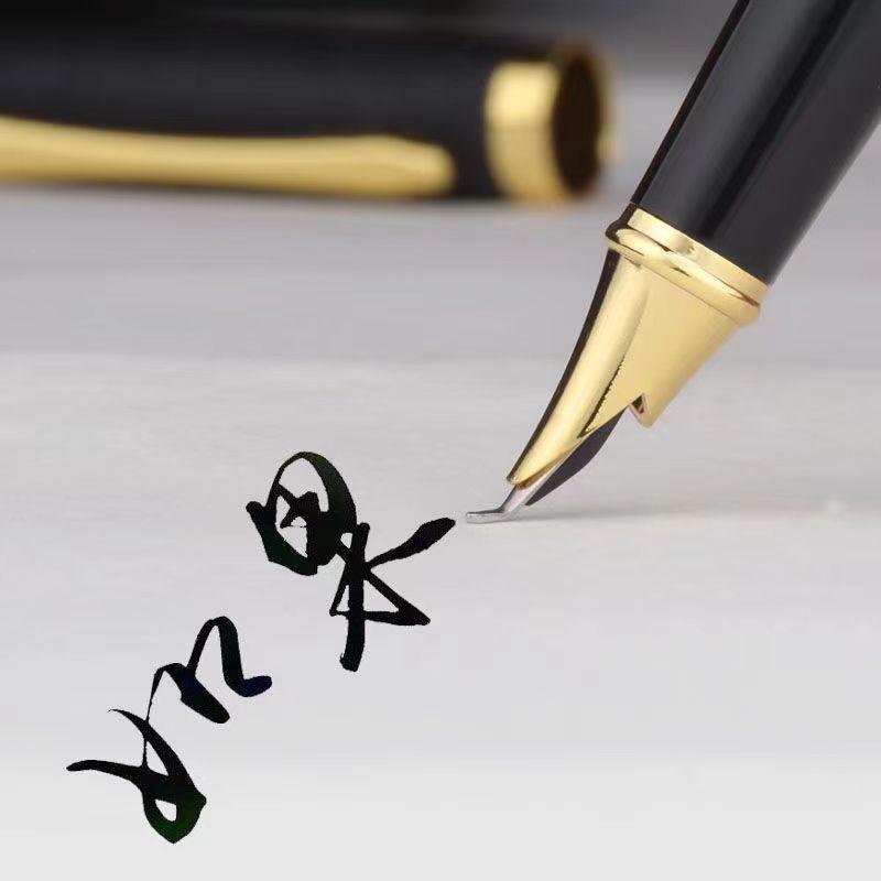 Metal Art Nib Fountain Pen - Personalized Signature & Student Calligraphy Ink Pen
