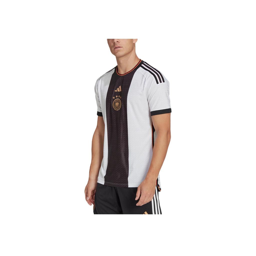Adidas Deutschland 2022 Authentisches Heimtrikot Weiß Herren Streetwear HF1693