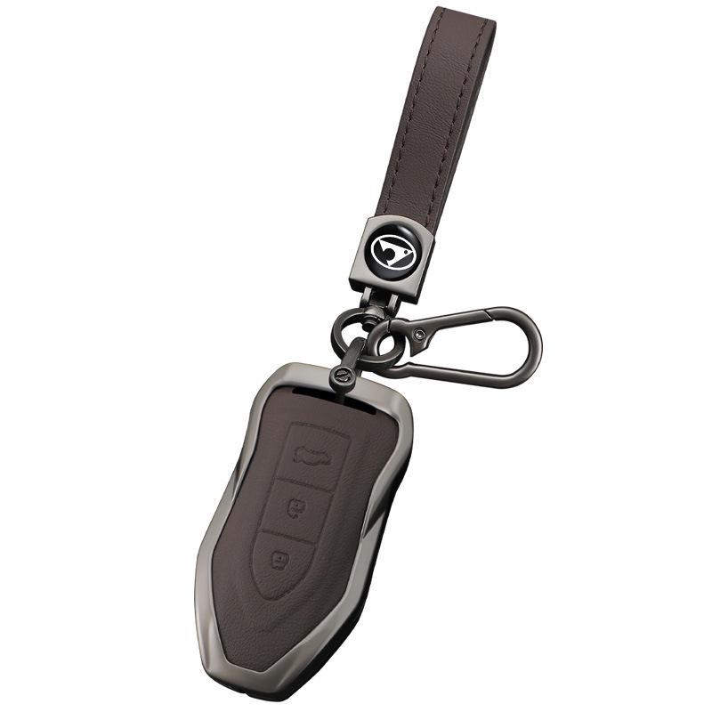 Genuine Leather Key Case for Cheetah CS10/CS9 Mattu Remote Control Key