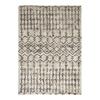 Living Room Rug In Recycled Cotton Berber Patterns Ecru Natural 120x170