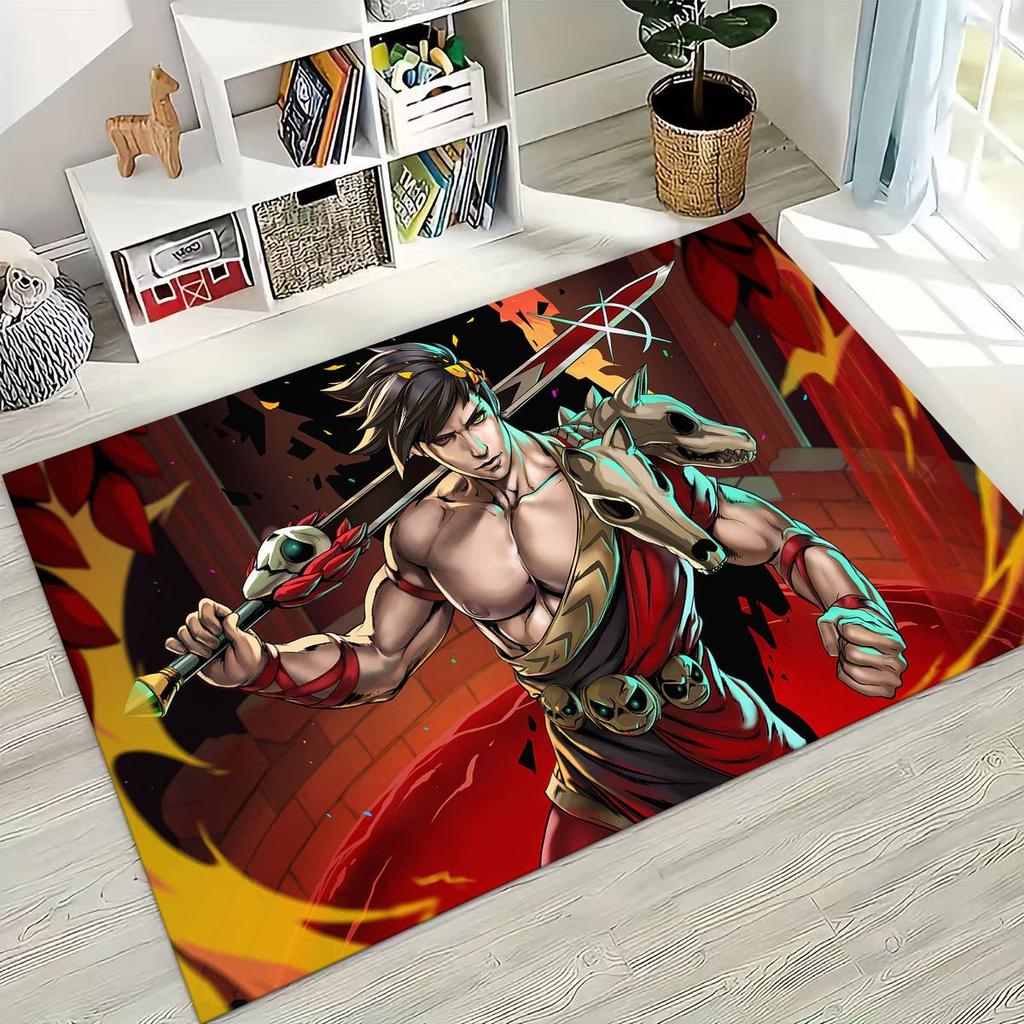 3D Classics Game Hades Cartoon Gamer Rug for Bedroom Living Room Sofa Home Doormat Decor, Large Kid Play Non-slip Floor Mat Gift