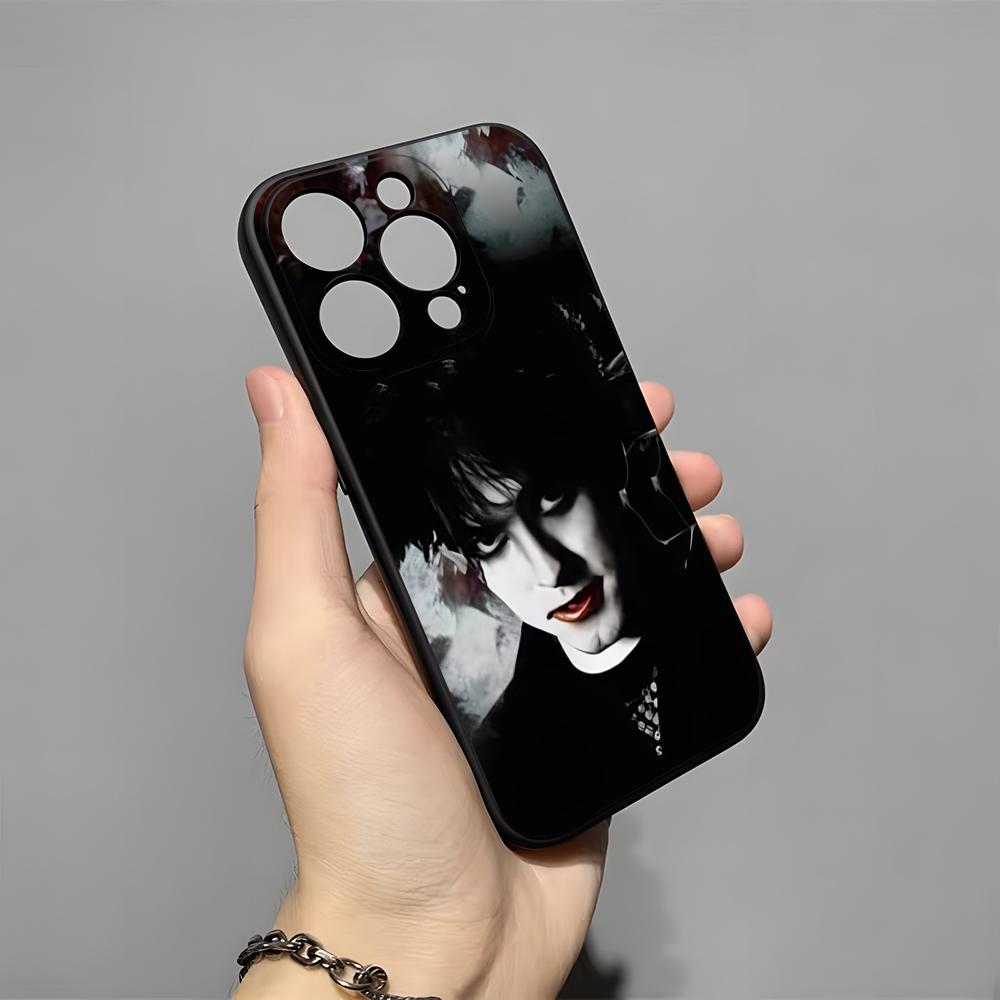 Vintage Rock Band The Cure Phone Case For IPhone 17 Pro Max 16 15 14 Pro Max 13 11 X Xs Xr 8 7Plus Silicone Cover