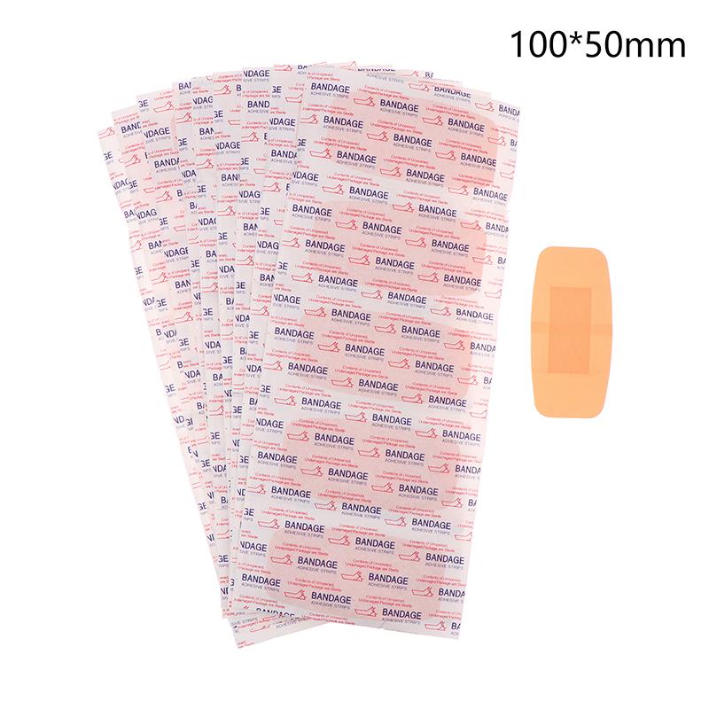 50Pcs Finger Waterproof Bandage Breathable Wound Dressing Medical Tape Emergency Bandaids for First Aid