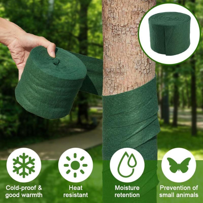 Tree Protector Wrap For Winter Freeze Protection- Breathable Trunk Bark Guard Away From Deer Animal, For Shrub Young Tree Plants