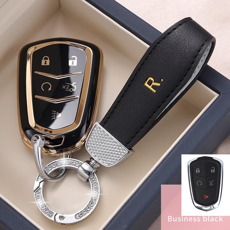 New TPU Car Key Case Remote Control Protector Cover for Cadillac ATS-L XTS XT5 CTS CT6 ATS 28T SRX Escalade 2015 Accessories