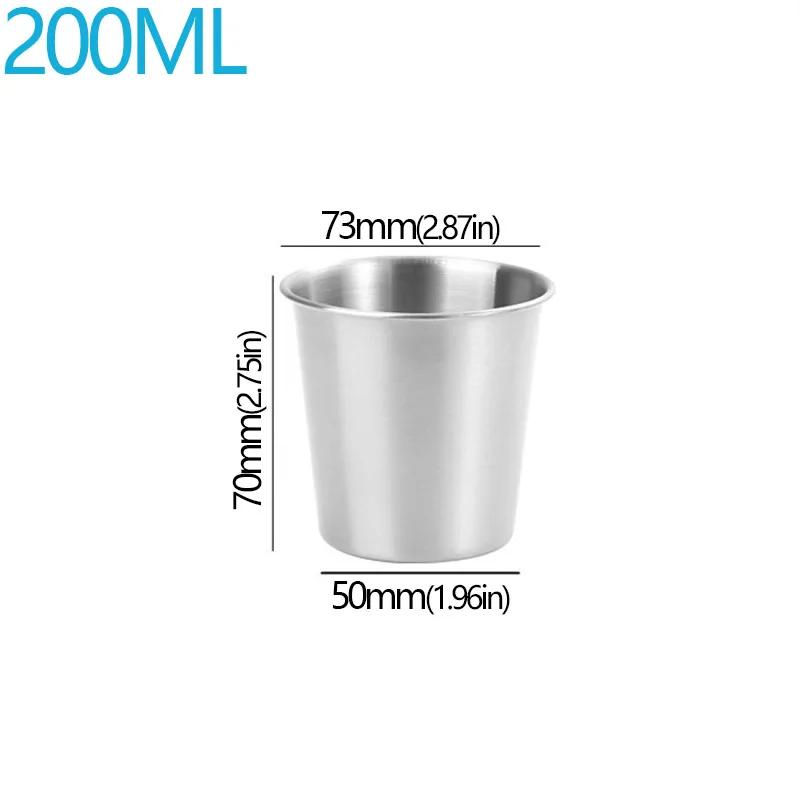Nordic Ins Simple Metal Stainless Steel Gold Plated Brewery Cup Copper Titanium Gold High Quality Cup Steel Friends For Camping