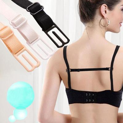 Fashion Women Elastic Shoulder Straps Bra Strap Holder Skid-proof Buckle Back Clip