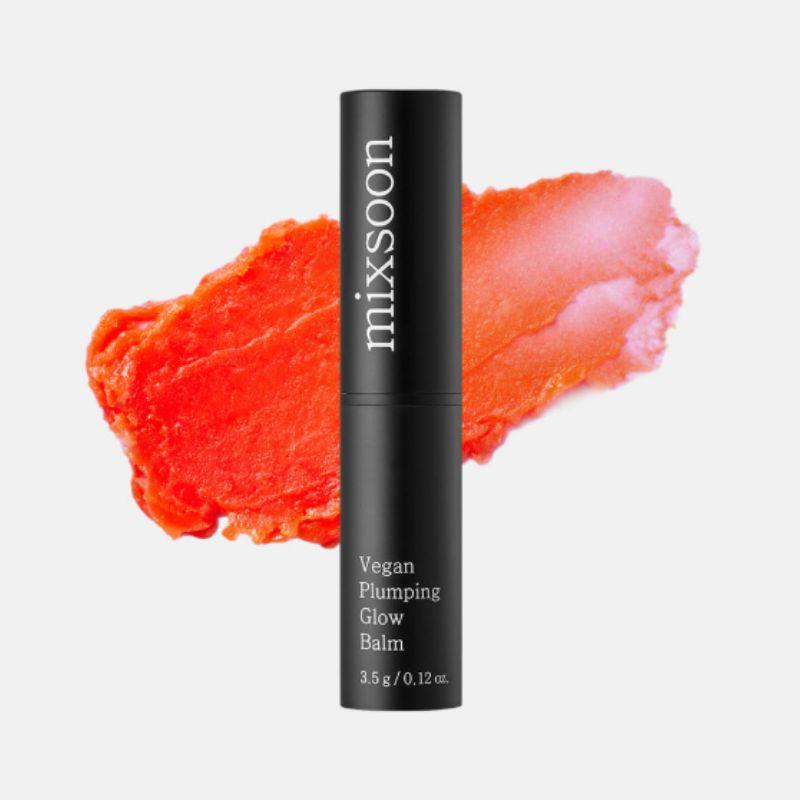 mixsoon Vegan Plumping Glow Balm 3.5ml – Korean Lip Balm for Hydration, Volume-Looking Shine & Glossy Finish