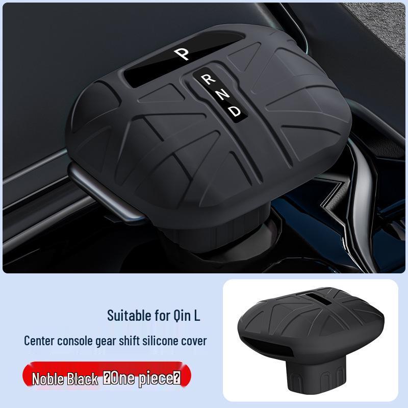 Silicone Gear Shift Knob Cover for BYD Qin L, Automatic Transmission Car Interior Accessory