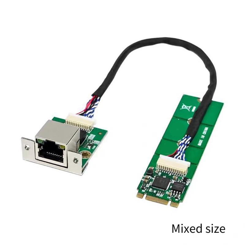 B+M Key Networking Card Single Port Ethernet Card Adapters I225-V 2.5G/1000/100Mbps Networking Card Replacement