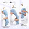 Microfiber Hair Towel Wrap For Women & Kids - Travel & Bathroom Essential - Quick Dry Hair Turban For Curly, Long & Thick Hair 39.37''x23.62''