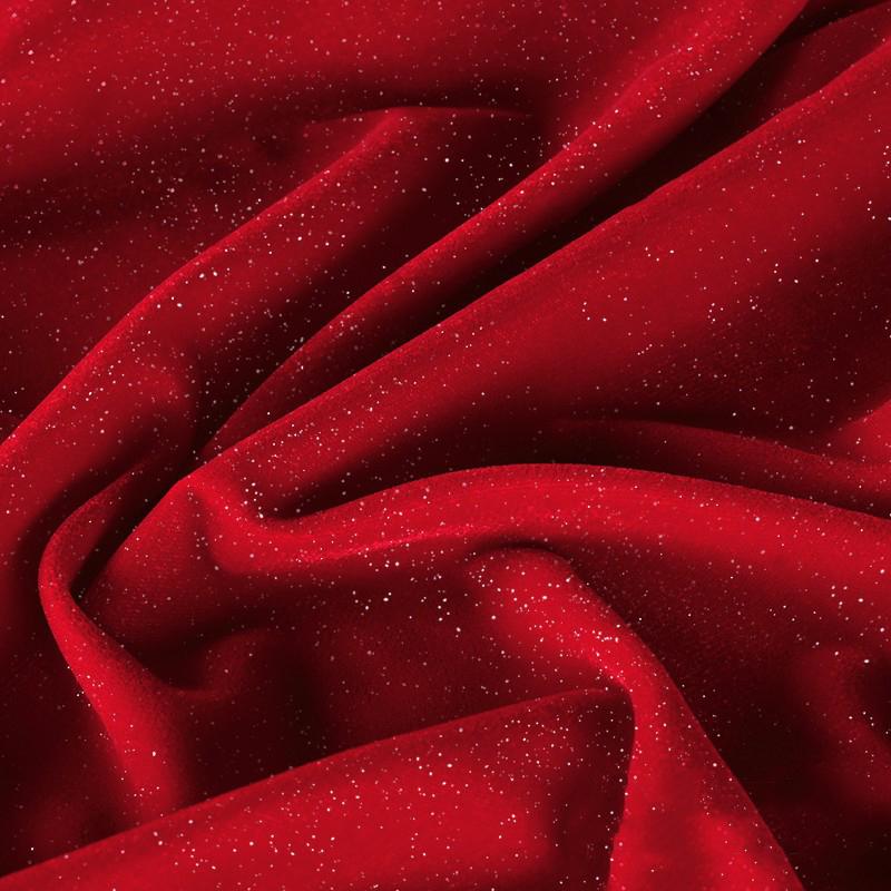 Velvet Fabric Glitter Starry Design Soft Smooth Non-Elastic Shiny Material DIY Sewing Wedding Dresses Banquet Gowns Cheongsam