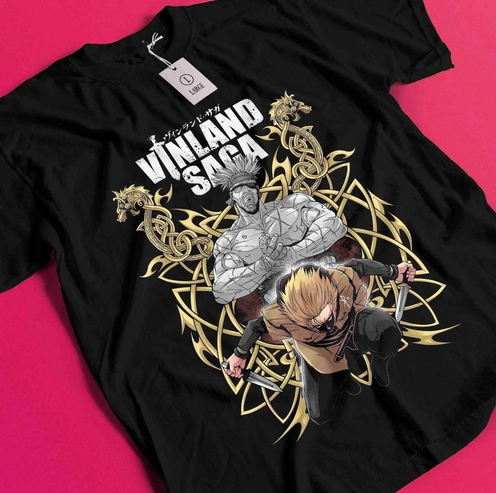 Vinland Saga TShirt Thorfinn Shirt Askeladd Tshirt Thorkell Warrior Tee Anime S