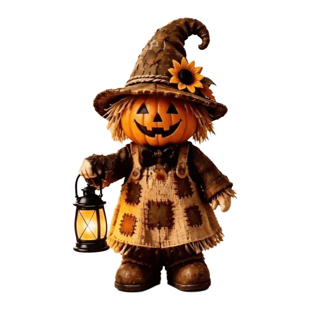 Zweiseitig bedrucktes Holzornament Handgefertigte Geisterfigur Tischdekoration Halloween