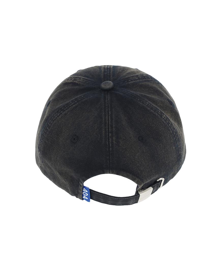 Nonpaundeu Washed Crest Ball Cap [Washed Black]