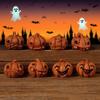 Resin Pumpkins 16 Pieces Resin Small Pumpkins For Crafts Halloween Small Miniature Sculpture For Dining Table Cake Stand Dorm