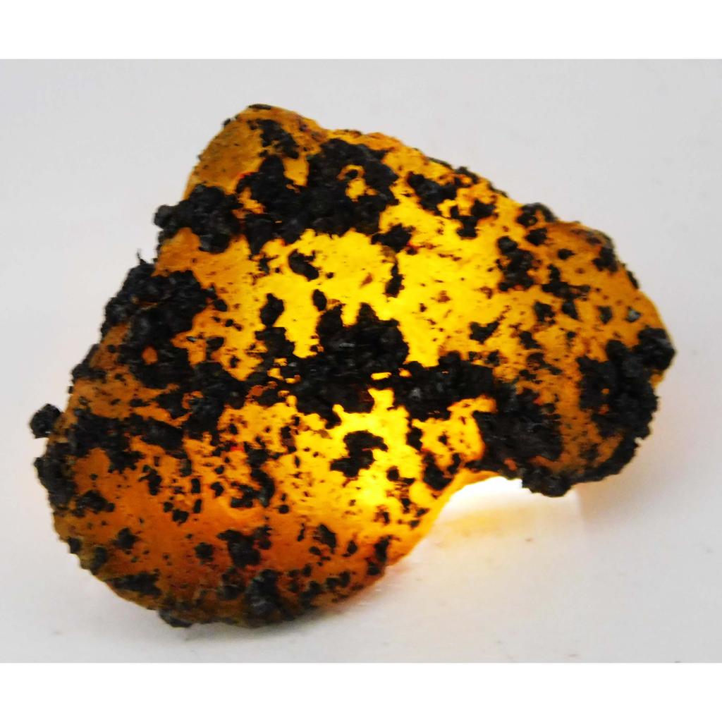 Zaffiro Giallo Naturale 83,05 ct Grezzo Certificato Gema Sfusa