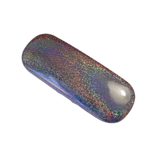 

Eyeglasses Box Fashion Glitter Solid Color Eyeglasses Box Colorful Student Simple Eyeglasses Storage Case Eyeglasses Case Daily Supply чорний