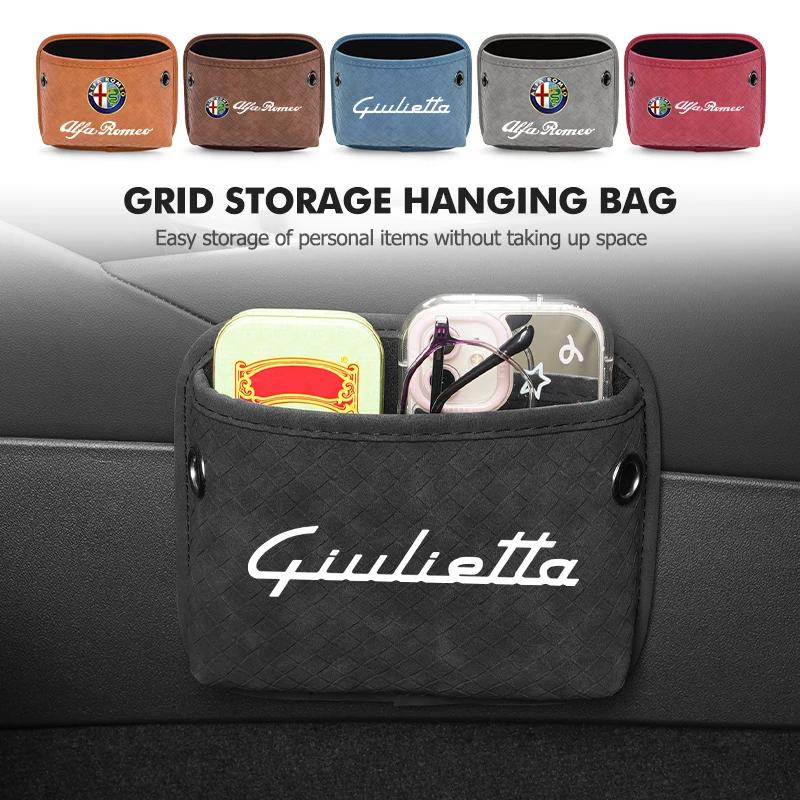 For Alfa Romeo 2026 Hot Sticker Multifunctional Car Door Side Cup Holder Storage Bag Auto Accessories For Alfa Romeo Giulietta