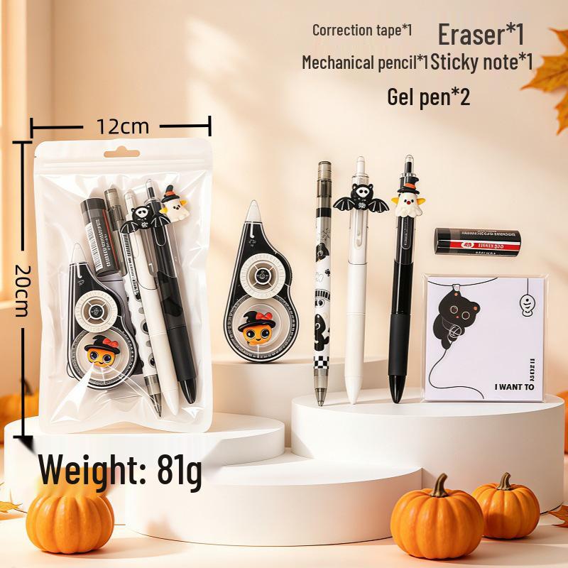 Halloween Student Gift Set: Cute Devil Stationery Essentials