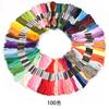 12-447 stuks/partij Gemengde Kleuren Borduur garens Polyester Kruissteek Garens Voor Handbreien Handwerk Naaiben Benodigdheden Groothandel