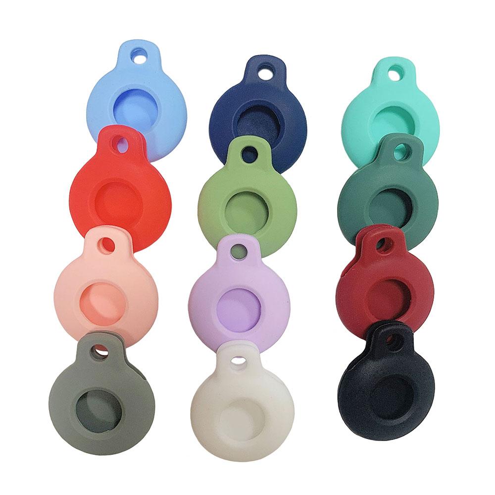 Silicone World AirTags Silicone Case Portable Anti-lost Protective Sleeve For Apple Airtag Hangable Keychain Locator Tracker