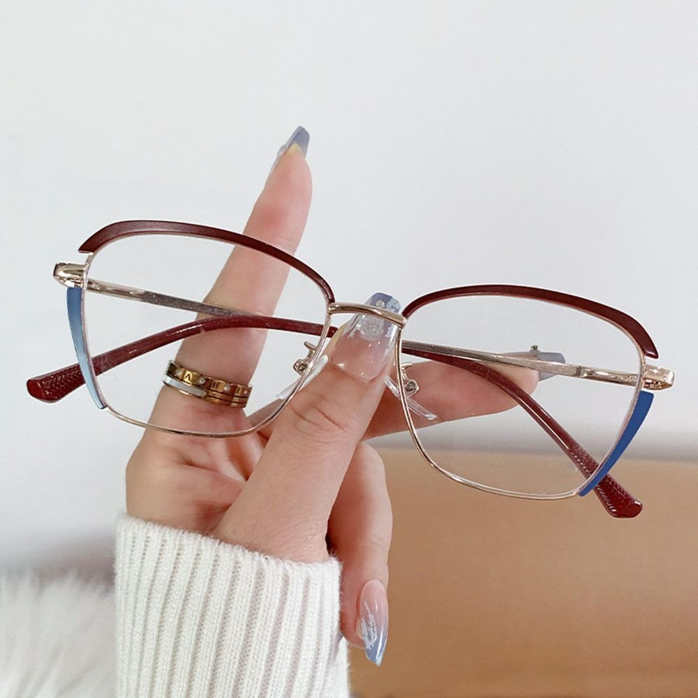 Cat-Eye Blaulichtfilterbrille Damen Designerbrille Optische Brille Computer-Augenschutz Tragbar Großrahmen-Brille