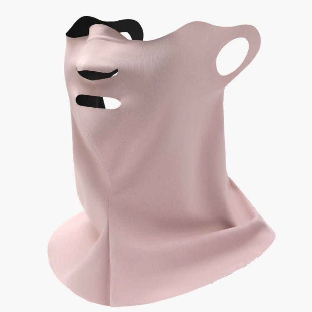 Polyester Face Sun Protection Nylon Breathable Sunshade Mask Daily Neck Sunscreen Mask  Beach