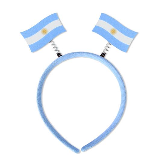 Fascia con Bandiera Nazionale per Partita di Calcio, Cerchietto per Capelli Tifosi Squadra Nazionale, Accessorio per Capelli Giorno della Partita per Donne Uomini, Regali per Calcio