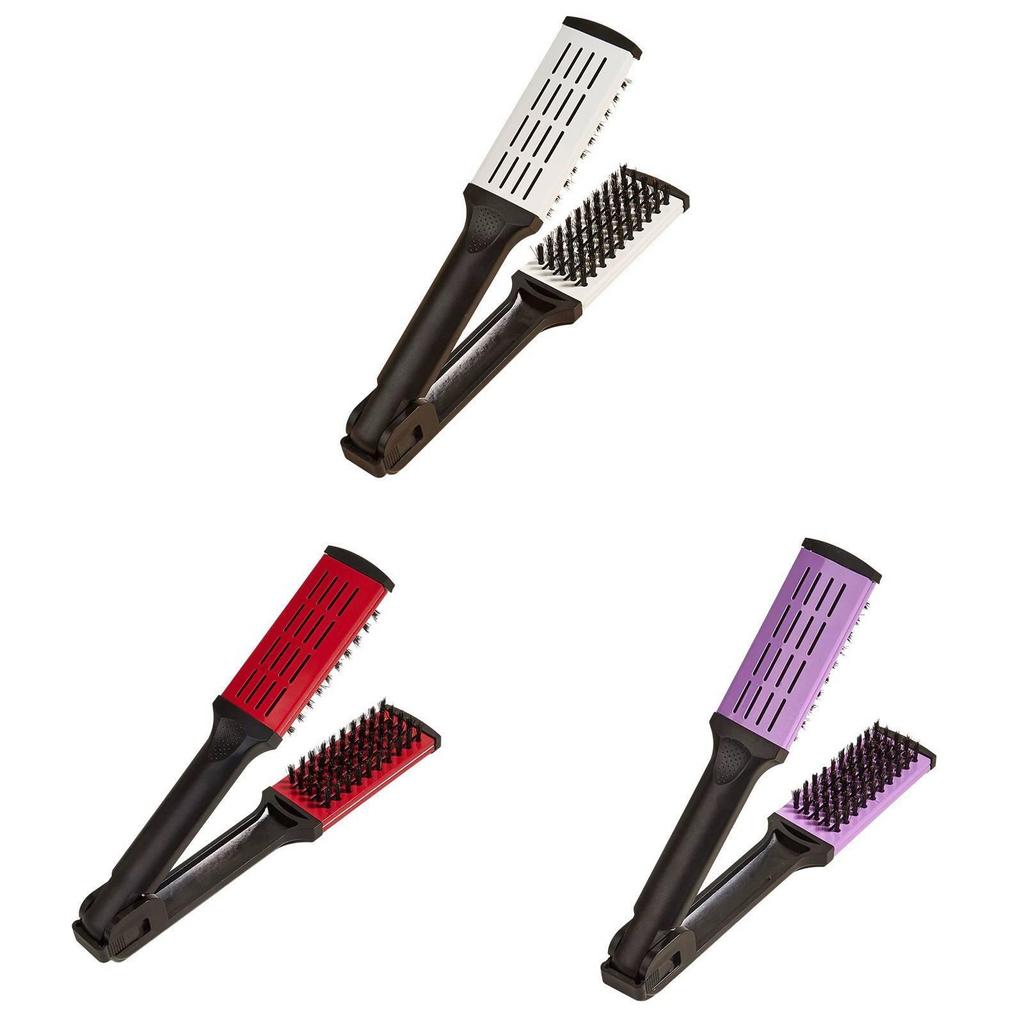 V Shaped Styling Comb With Abs Material For Women Hair Styling And Volume Boosting