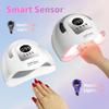 UV LED Nail Lamp 81 Beads 380W with Sensor & Timer for Gel Polish