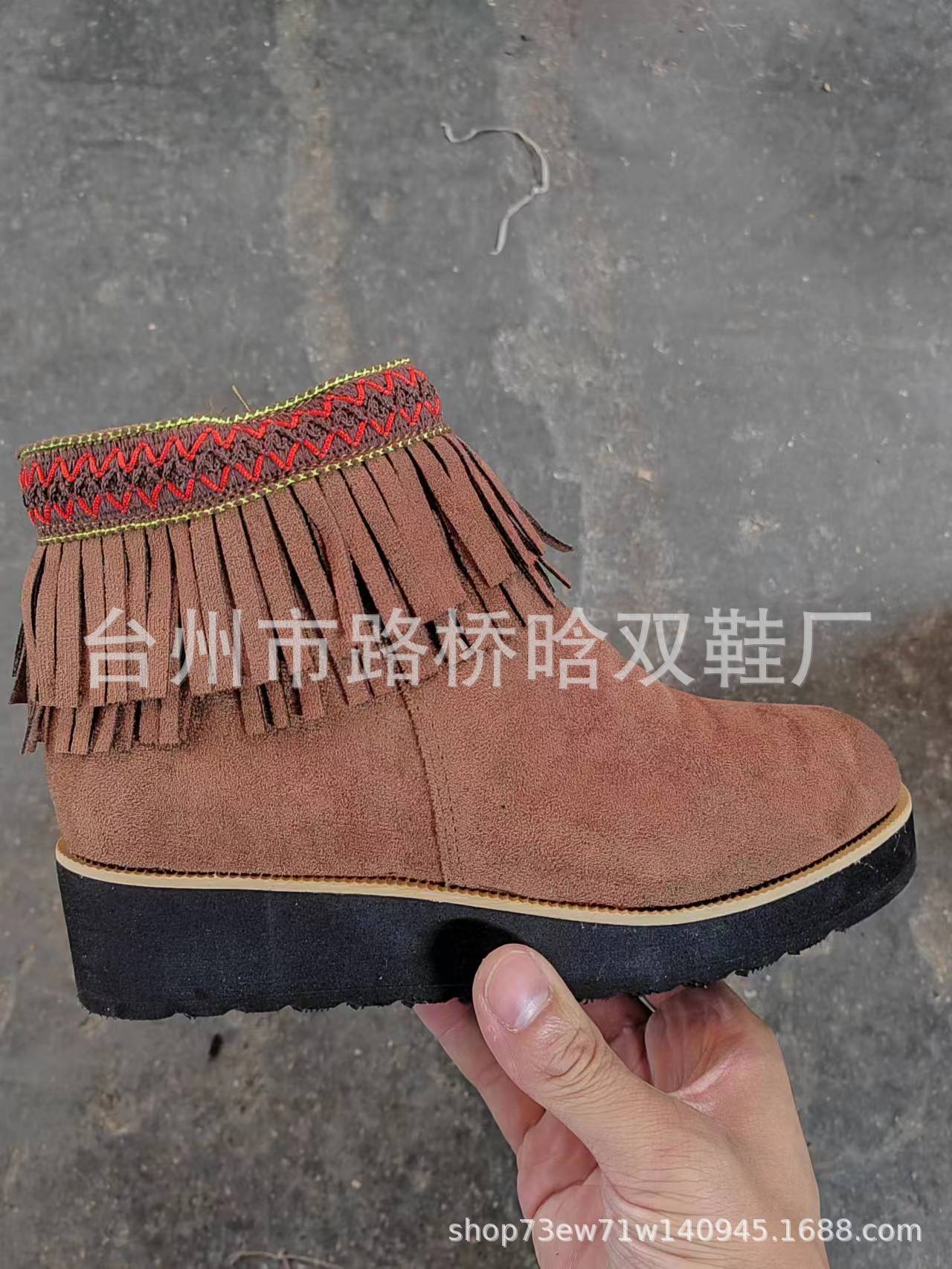 

Кисточки, повседневные плоские короткие ботинки, осень и зима, новые женские ботинки, ретро, стиль колледжа, низкие ботинки, женская обувь 43 темно-коричневого