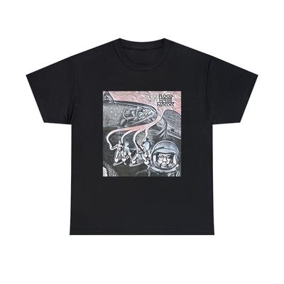 Herbie Hancock Flood Grafikdruck Jazz Albumcover Unisex Schweres Baumwoll-T-Shirt