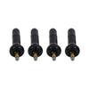 Jeep Air Pressure Sensor Valves - Qiilu TPMS Tire Pressure Monitoring System Explosion-proof Snap Tire Valve Stems 4pcs Set