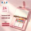 Pearlescent Watercolor Set: 24 Colors for Beginners & Art Students, Portable for Doodling & Painting