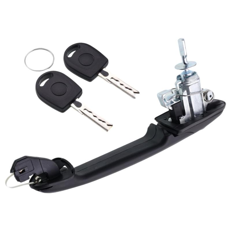 Front Exterior Car Door Handle Cover 7M0837207B With Key For VW Sharan 1995-2010 Outside Pull Handle