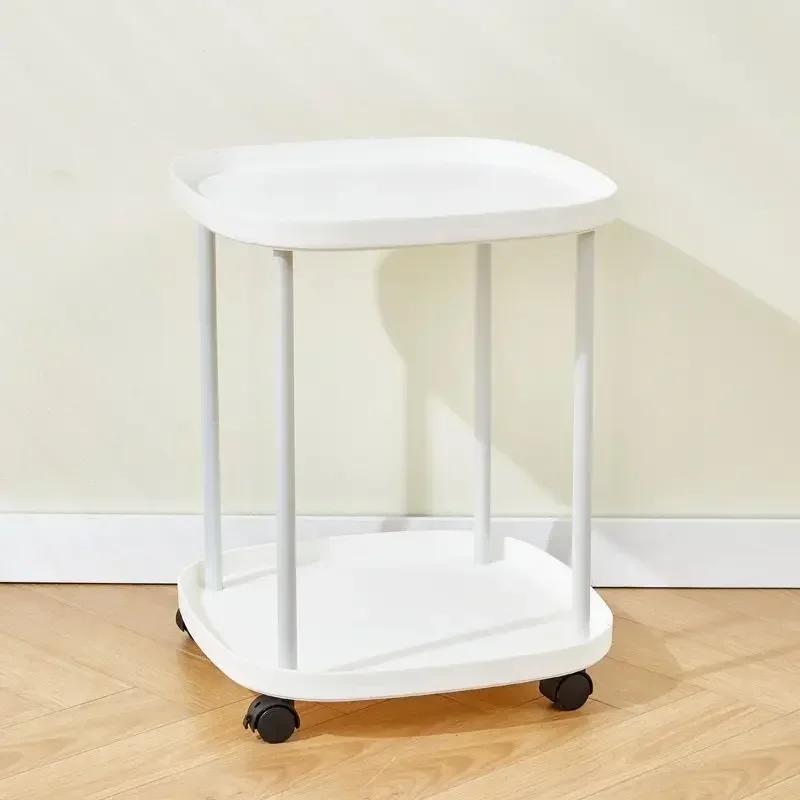 Small Movable Tea Table Bedside Tatami Tea Table Sofa, Coffee Tea Table, Small Side Table