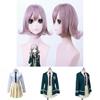 Danganronpa Chiaki Nanami Halloween Kostüm Set Mit Stilvoller Jacke Hemd Und Rock