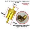 CNC Aluminum Alloy Oil Fuel Filter 6mm Reble Cleanable Fuel Filter For ATV Dirt Bike Scooters Motorcycle Replacement Parts