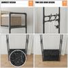 Clothing Rack Garment Rack with Bottom Shelf for Hanging Clothes Coat Skirts Shirts Sweaters Shoe Rack Storing Shoes