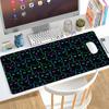 Rubber Black Cat Mouse Pad Extra Large Desk Pad Cute Computer Desk Mat  for Office and Home