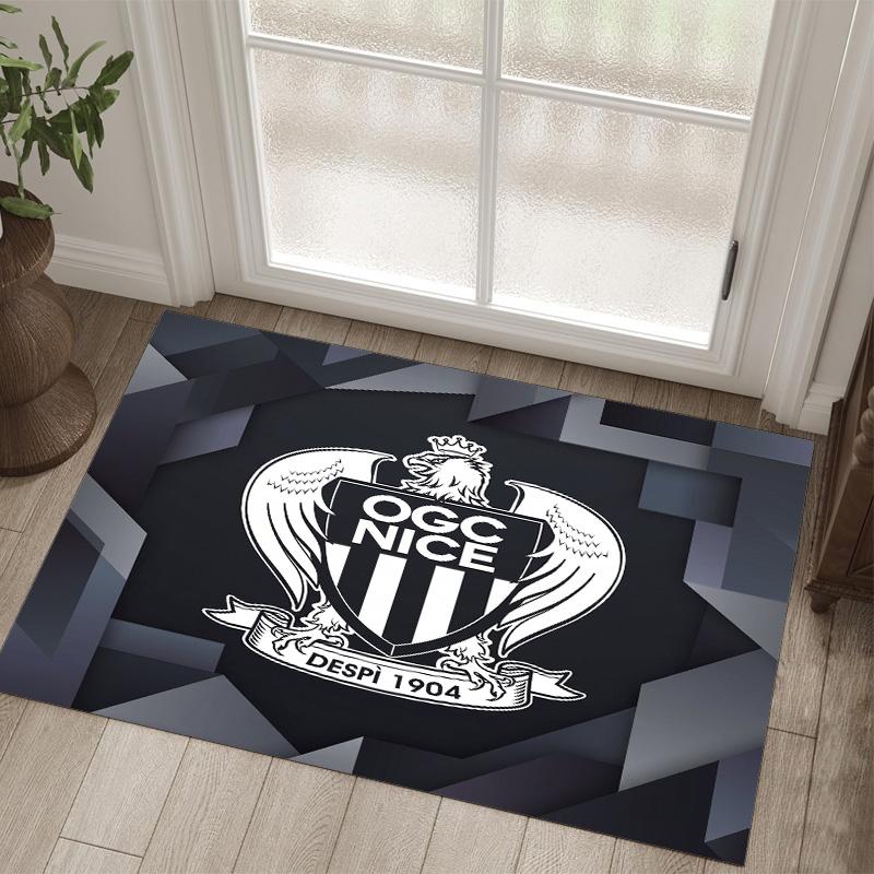 OGC Nice FC Design Crystal Velvet Carpet Cozy Non?Slip Printed Rug For Bedroom Living Room Entrance
