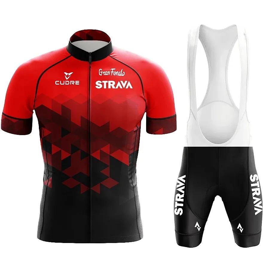 Completo da Ciclismo Estivo a Maniche Corte da Uomo per Mountain Bike Bici da Strada Tuta da Ciclismo Asciugatura Rapida Traspirante