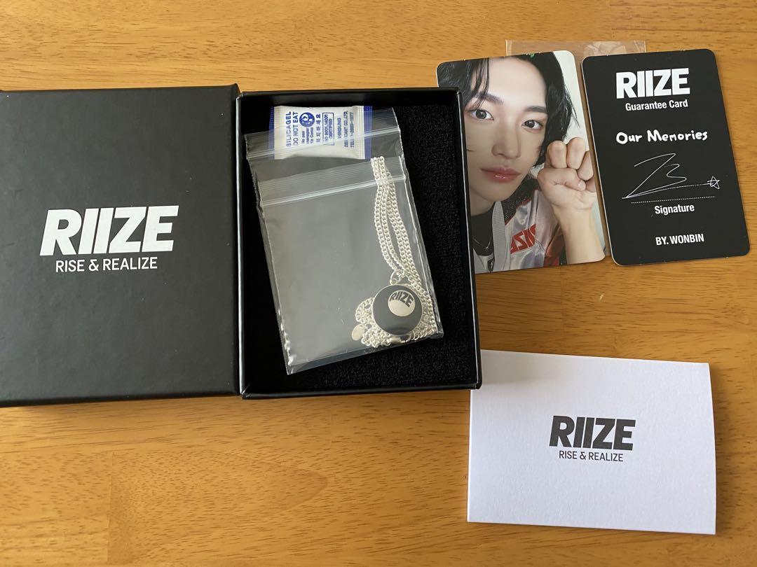 

[USED] RIIZE POPUP necklace with wonbin trading card